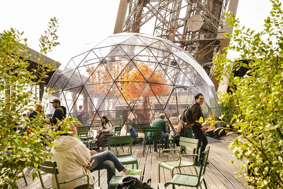 Photo de la terrasse d’automne 2025